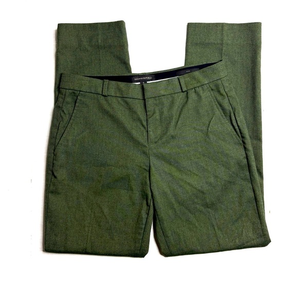Banana Republic Pants - Banana Republic Forest Green Ryan Trousers